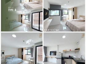 ห้องพักใหม่ M&R 122 เฟอร์ฯ ครบ อินเทอร์เน็ตส่วนตัว ใกล้ 7-11