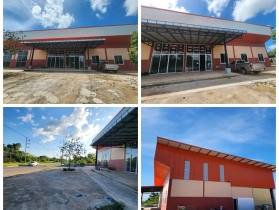 อาคารโกดังให้เช่า หนองคาย 800ตรม สูง 9เมตร ติดถนนใหญ่