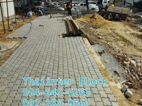 บล็อกตัวหนอน บล็อกแปดเหลี่ยม บล็อกปูหญ้า ติดต่อ0946456262