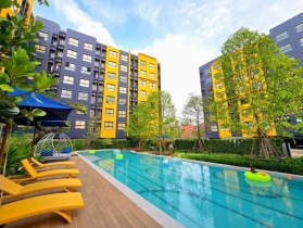 Dcondo Shine Rangsit คอนโด ใกล้ ม.ธรรมศาสตร์ พร้อมอยู่ แต่งครบ