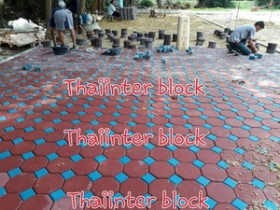 บล็อกตัวหนอน บล็อกแปดเหลี่ยม บล็อกปูหญ้า ติดต่อ0946456262