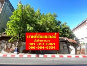 ขายที่ดินเปล่า 90 ตร.วา ใกล้ตลาดเทศบาลเมืองเพชรบุรี